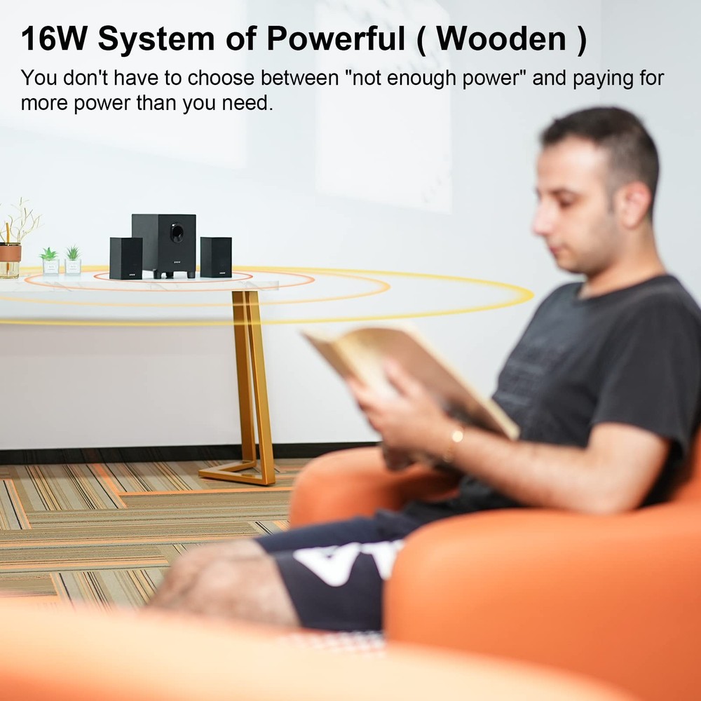 Computer Speakers For Desktop PC USB Wired With Subwoofer USB Powered Clearance