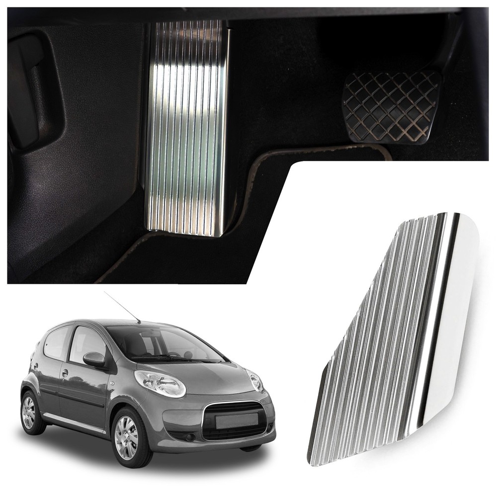 Footrest plate for Citroen C1 Hatchback 5D 2005-2014 silver