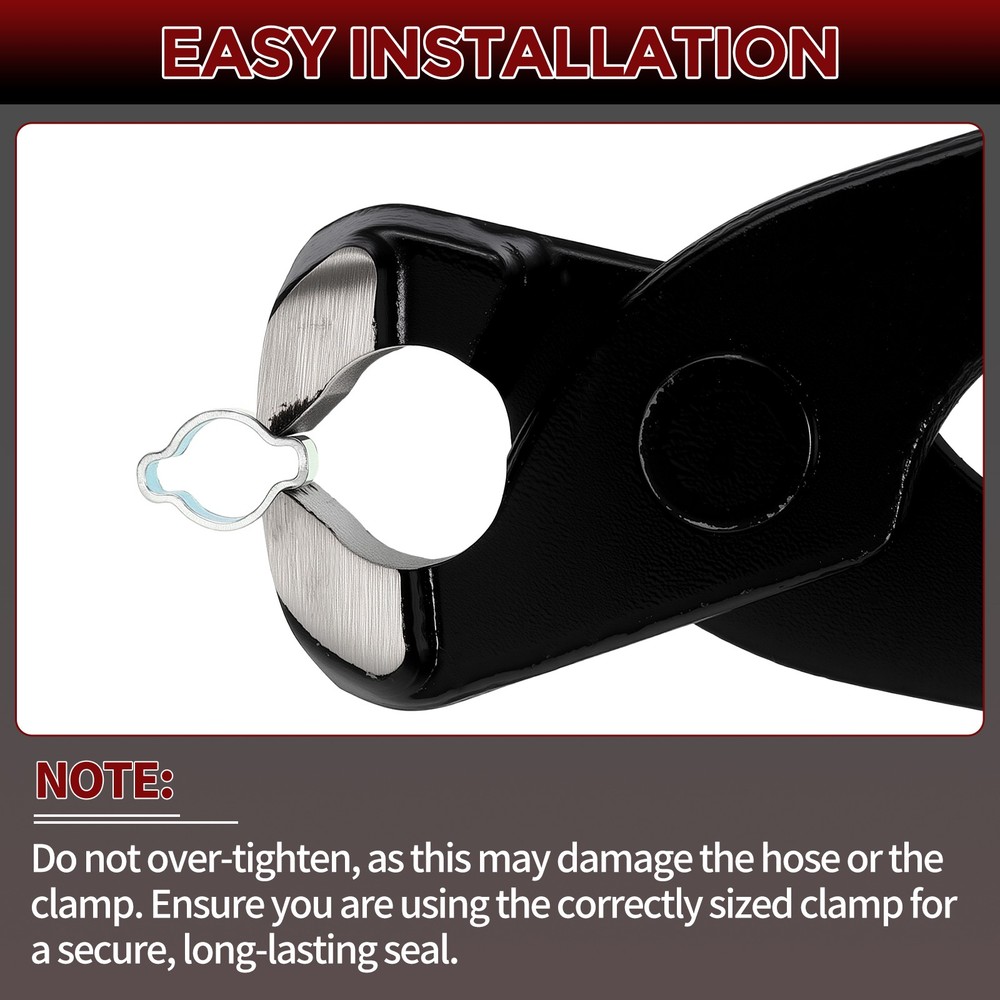 25 Pack Galvanizing Plate Double Ear Hose Clamps, Working Range 8.1-11mm
