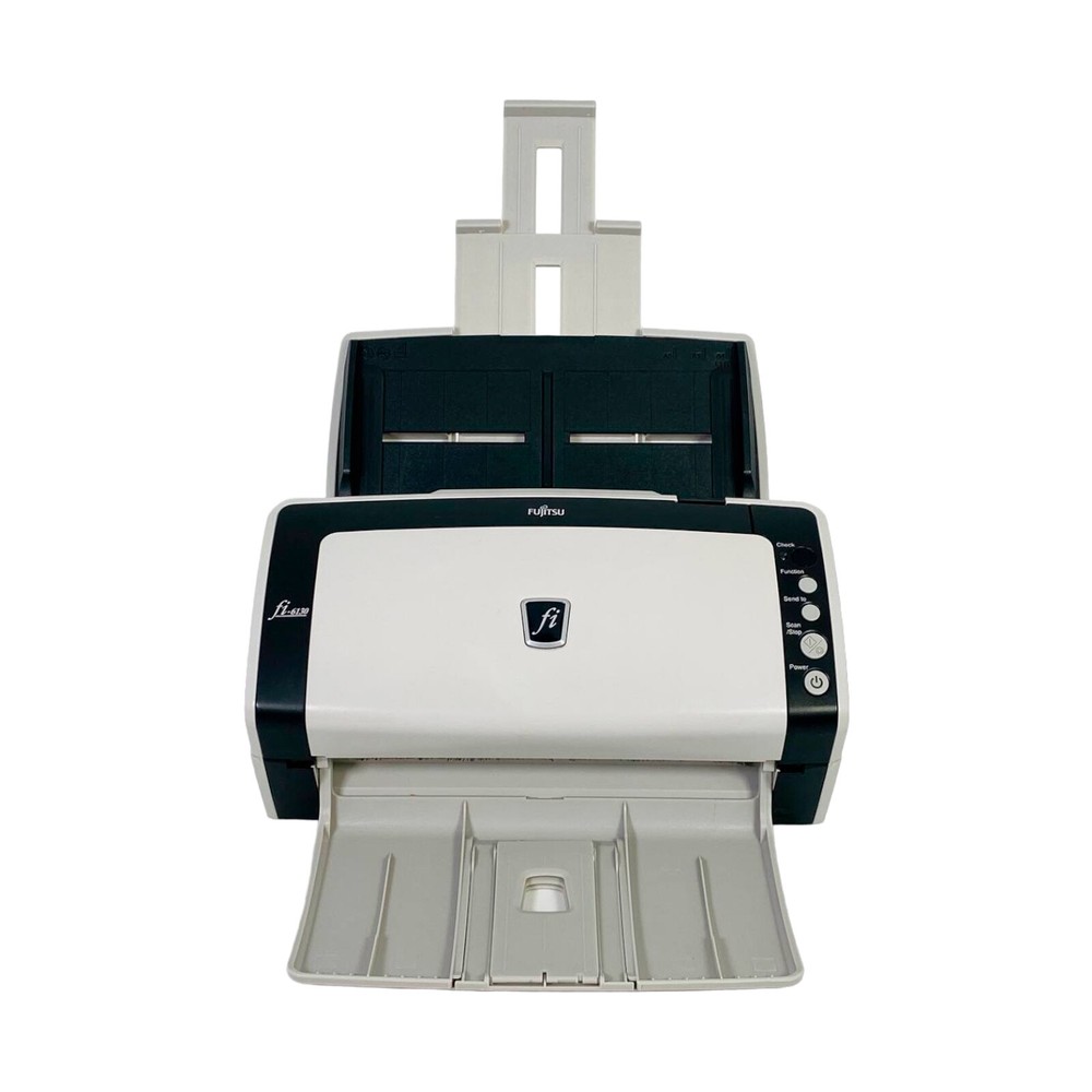Fujitsu Fi-6130 Color Image Document Scanner with AC Adapter USB Cable