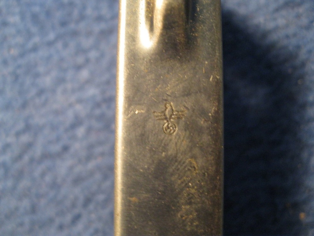 1938 German 8mm ammunition box with clips