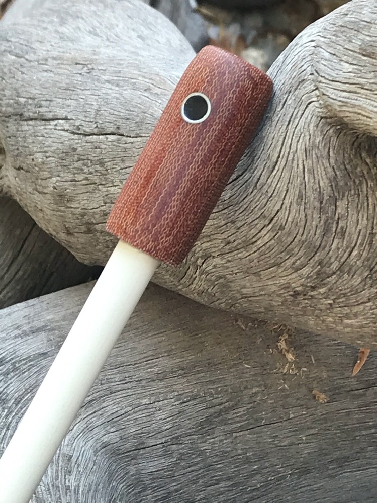 Natural Micarta 3/8" Ceramic Field Sharpener