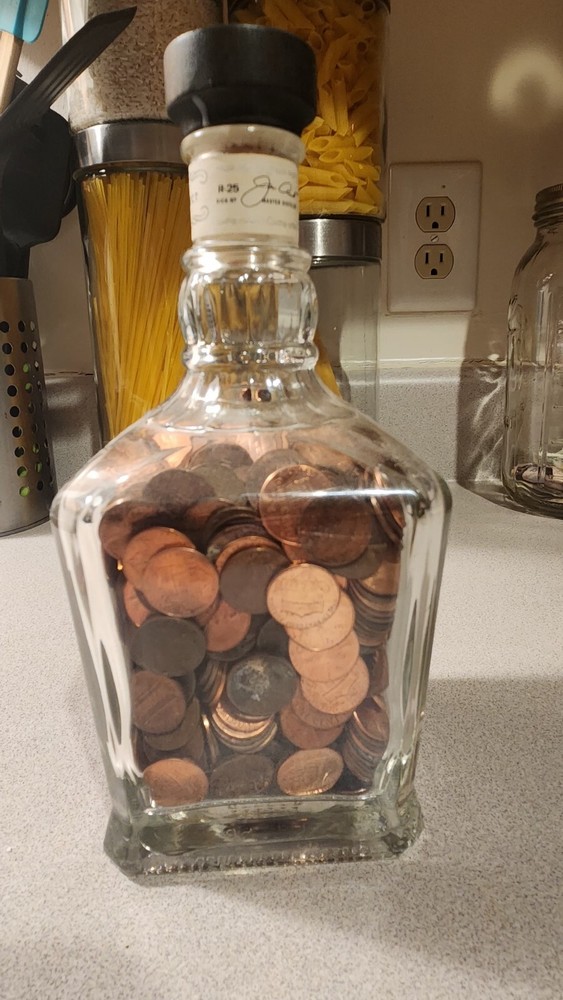 Pennies In Jack Daniel's