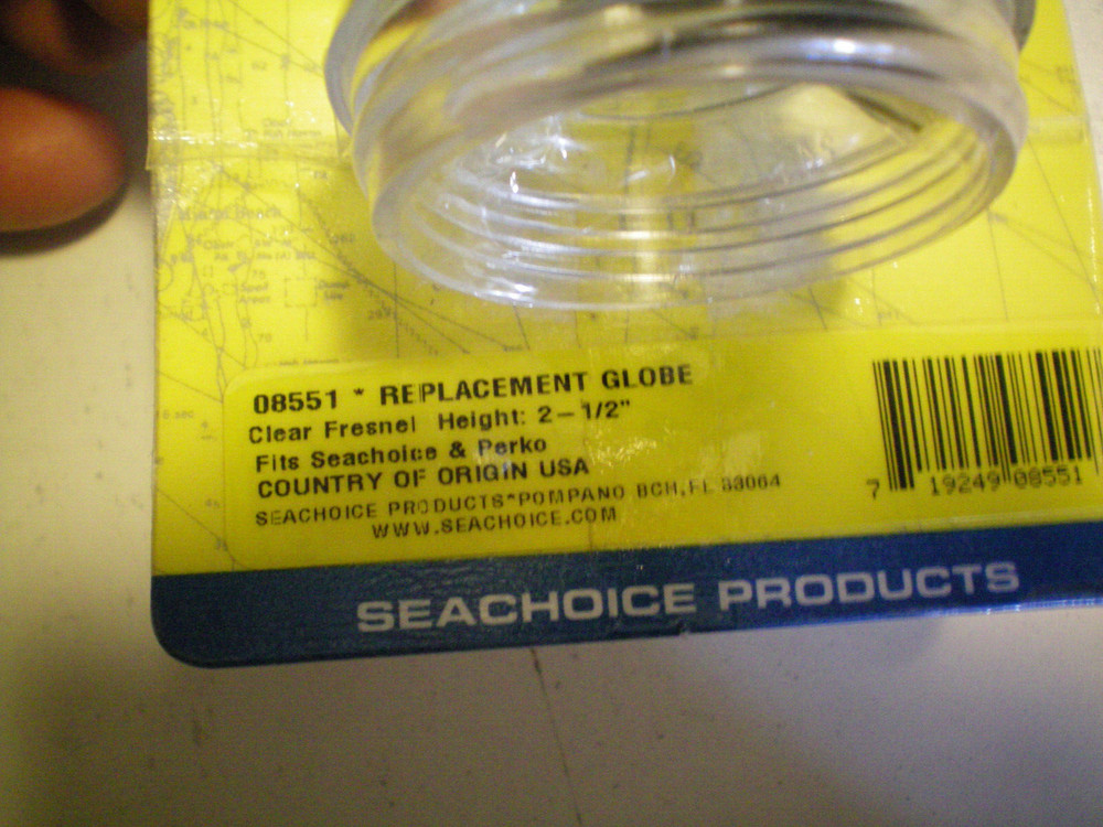 SEACHOICE #08551 REPLACEMENT GLOBE, FREE FREIGHT