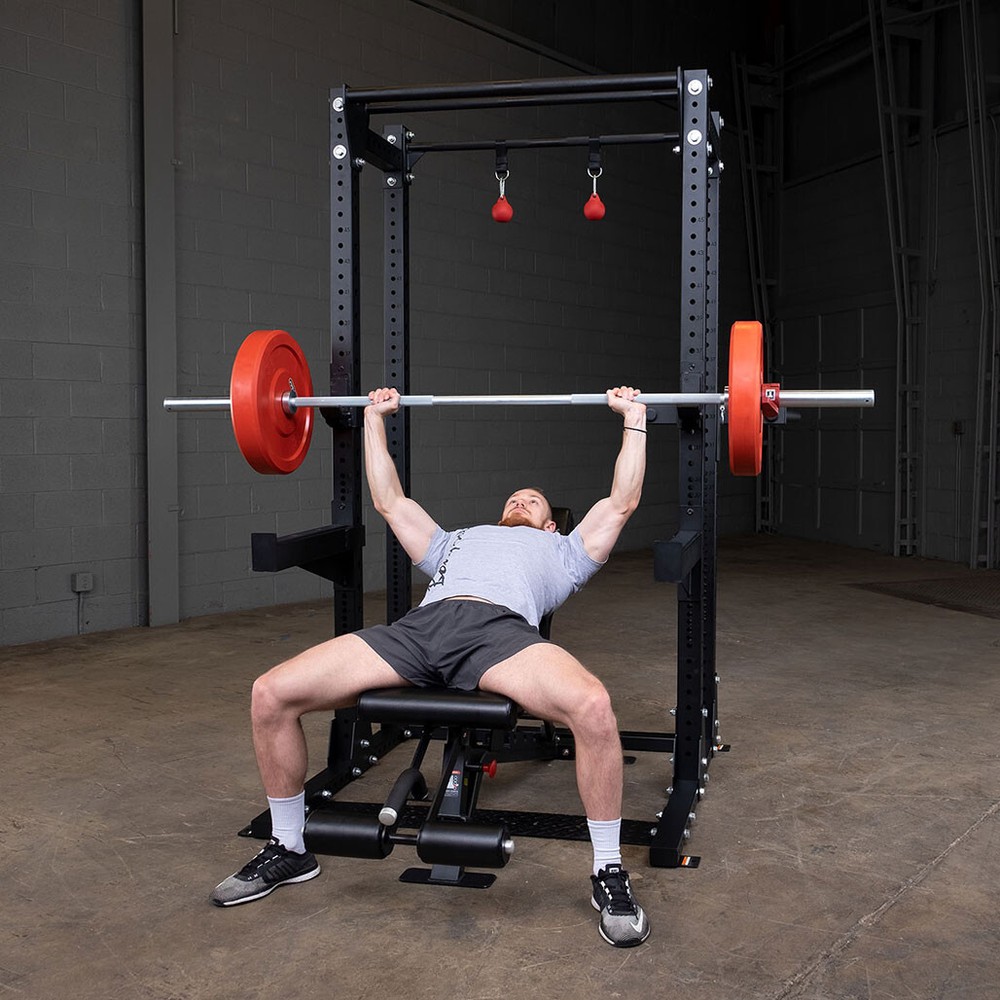 Body-Solid Pro ClubLine Half Rack with Adjustable Bench