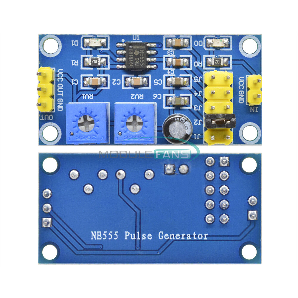 NE555 Duty Ratio Adjustable Pulse Generator Adjustable Small Signal Generator