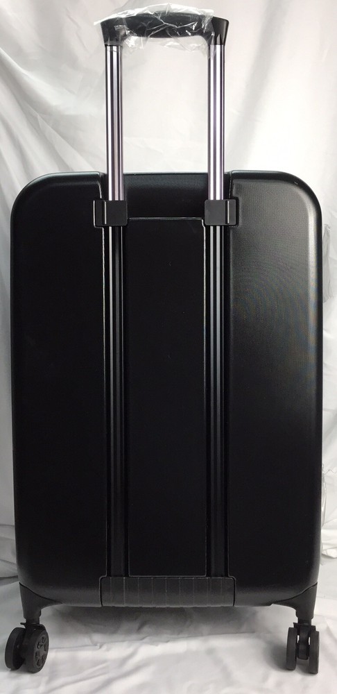 Collapsible Compact Luggage 24" Hard Shell Suitcase Lightweight Foldable - Black