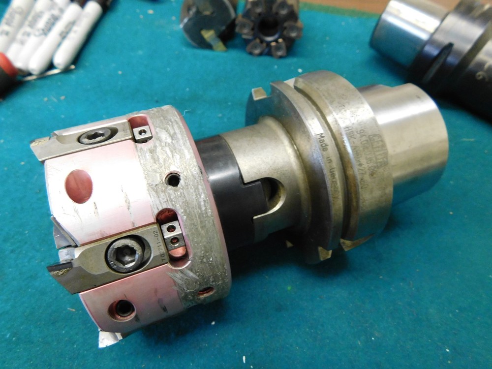Gewefa HSK 100 A Shell Mill Arbor with Mapal 80mm Diamond Tipped Shell Mill