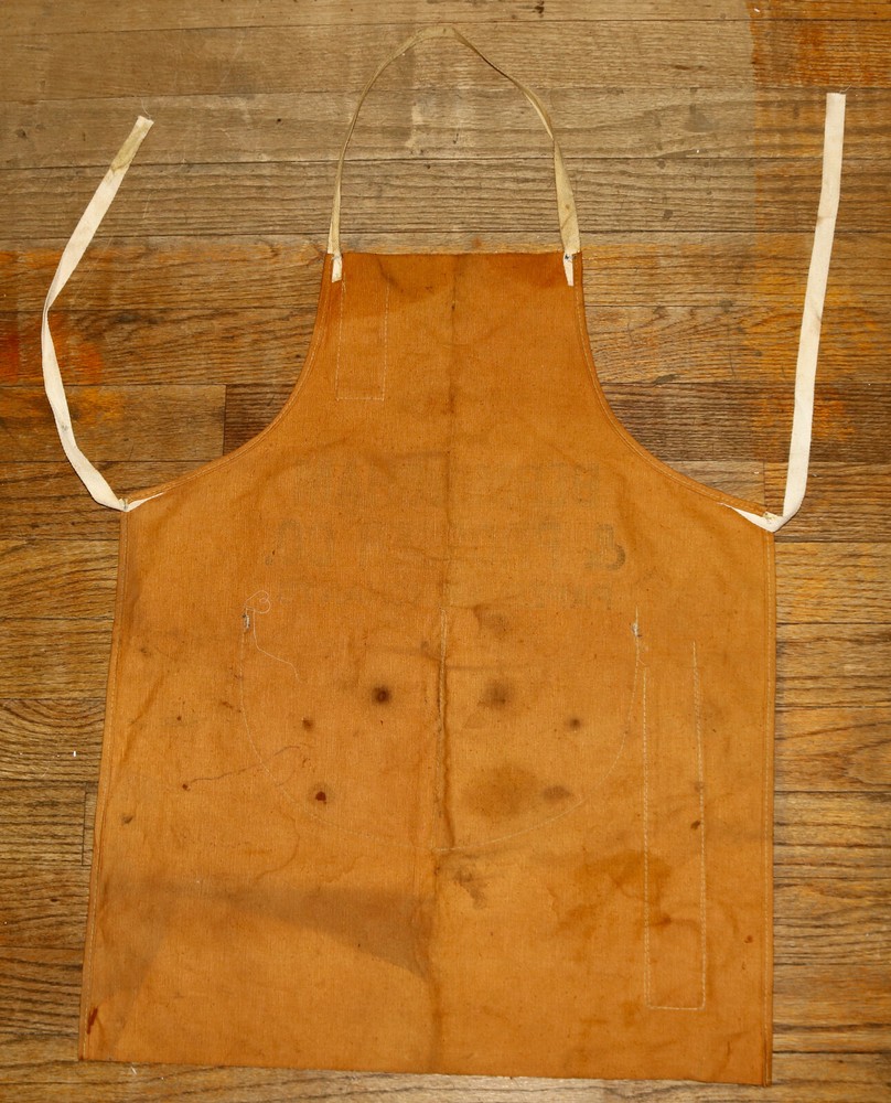 Gilbert Quality Papers advertising work apron