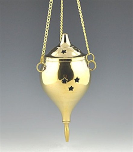 Hanging Brass Incense-Resin-Charcoal Burner