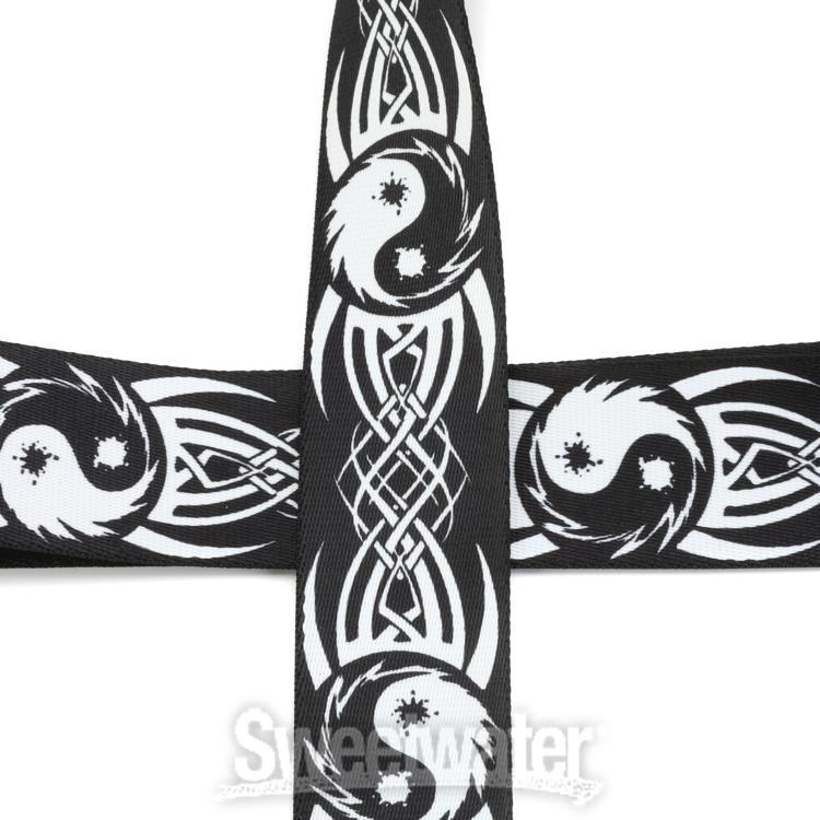 Levy's MP 2" Printed Polyester Guitar Strap - Yin Yang