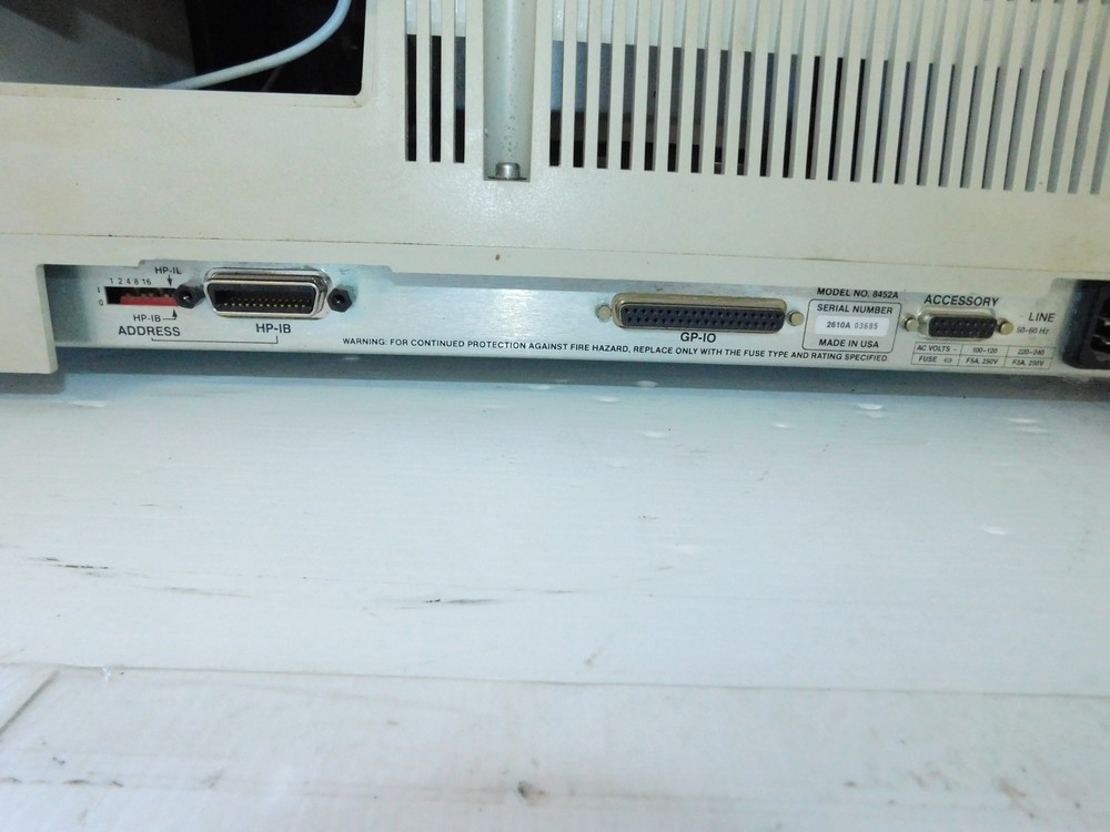 Hewlett Packard HP Diode Array Spectrophotometer 8452A (QXG94)
