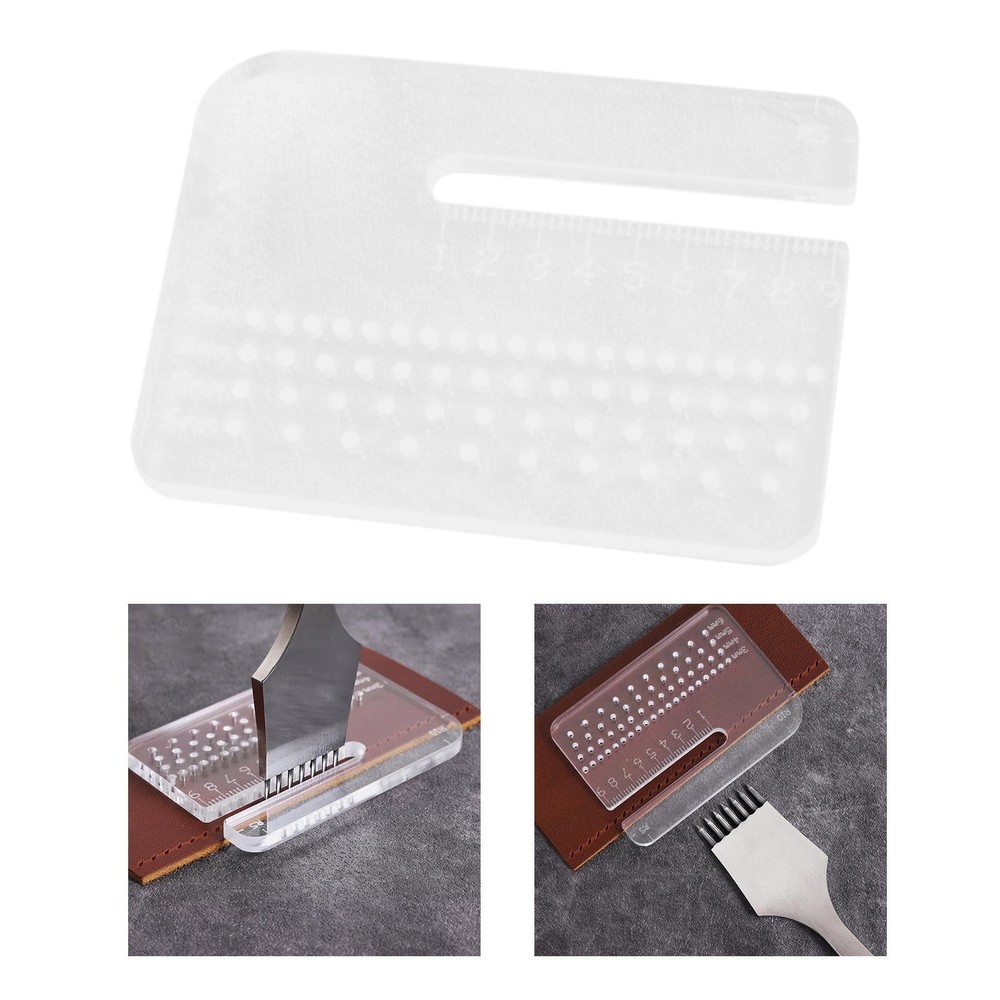 Punching Ruler Circle Ruler Auxiliary Multifunctional Portable Positioning Ruler