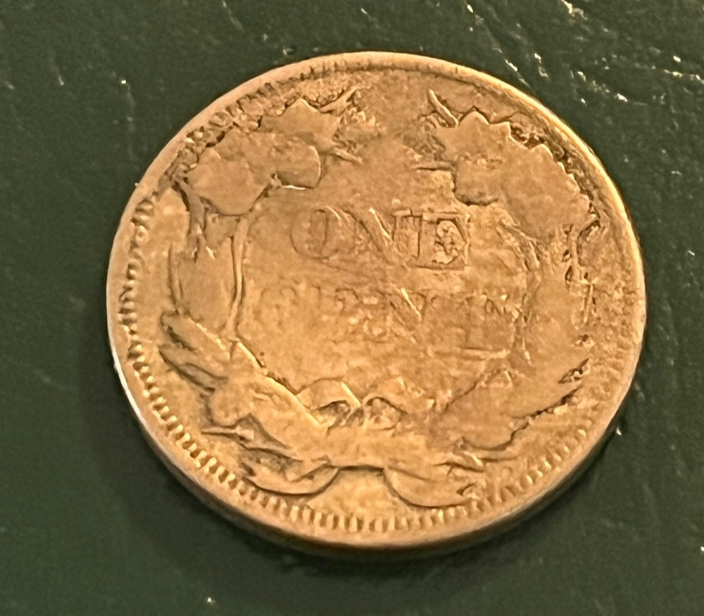 1858 SL. Flying Eagle cent Fine , nice coin !