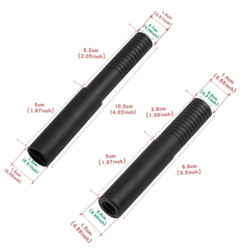 2Pcs Lightweight Golf Shaft Extender Extension Rods Shaft Extensions