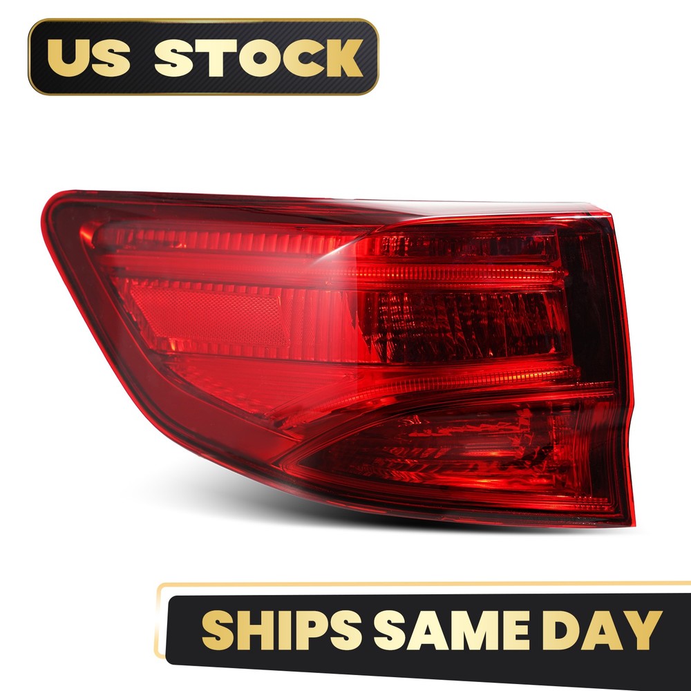 For 2014-2020 Acura Mdx Halogen Tail Light Outer with Bulb Left Driver Side