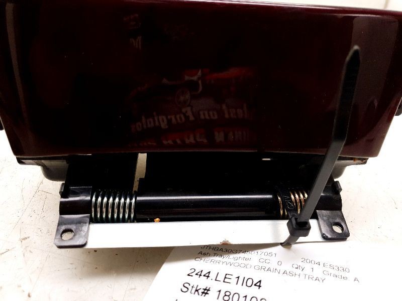 2004 LEXUS ES330 ASH TRAY CHERRY WOOGRAIN