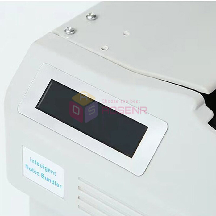 Auto Banknote Binding Machine Documents Strapping Money Cash Bundling Machine