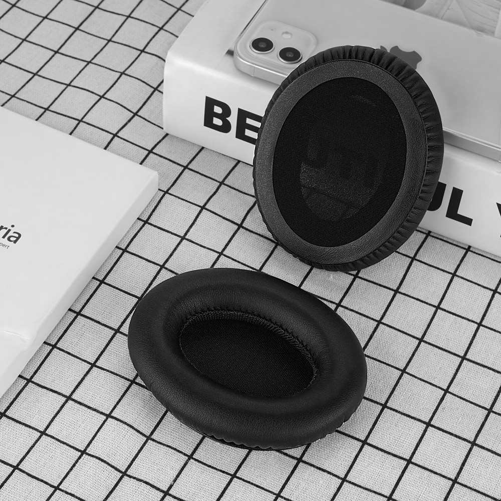 Geekria Protein Leather Replacement Ear Pads for Mpow 059 Headphones (Black)