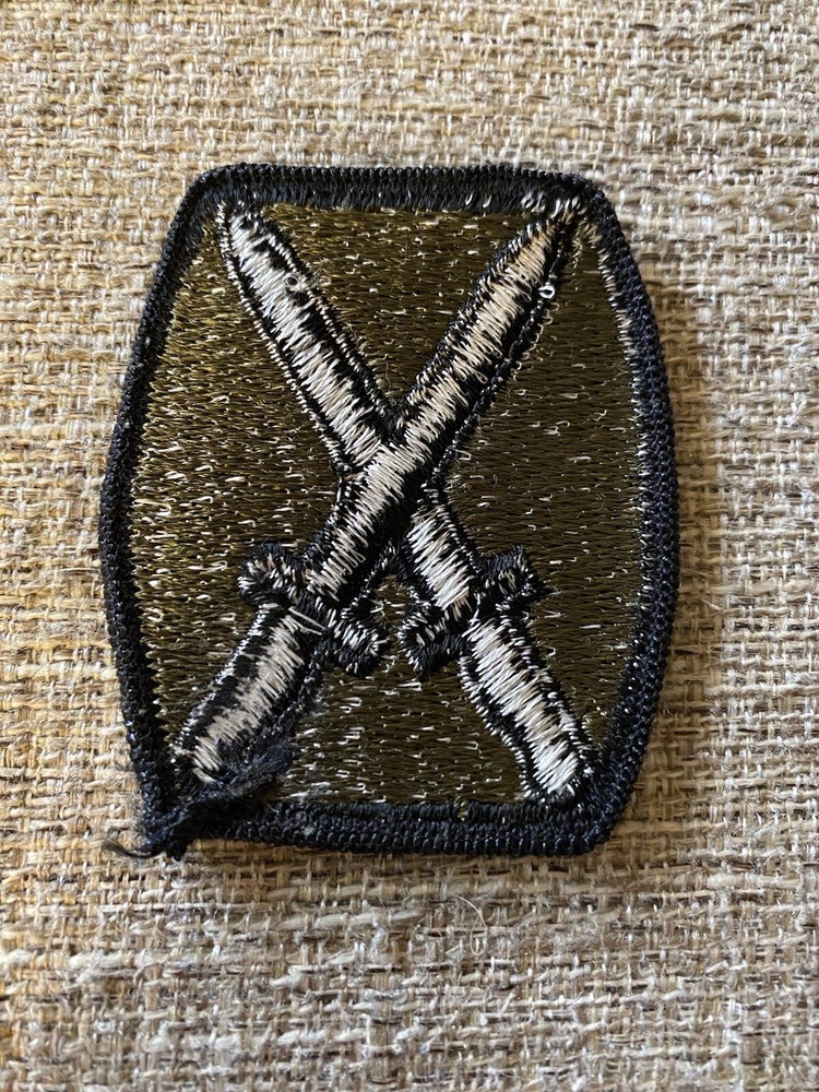 US Army 10th Infantry Division Patch INV4148