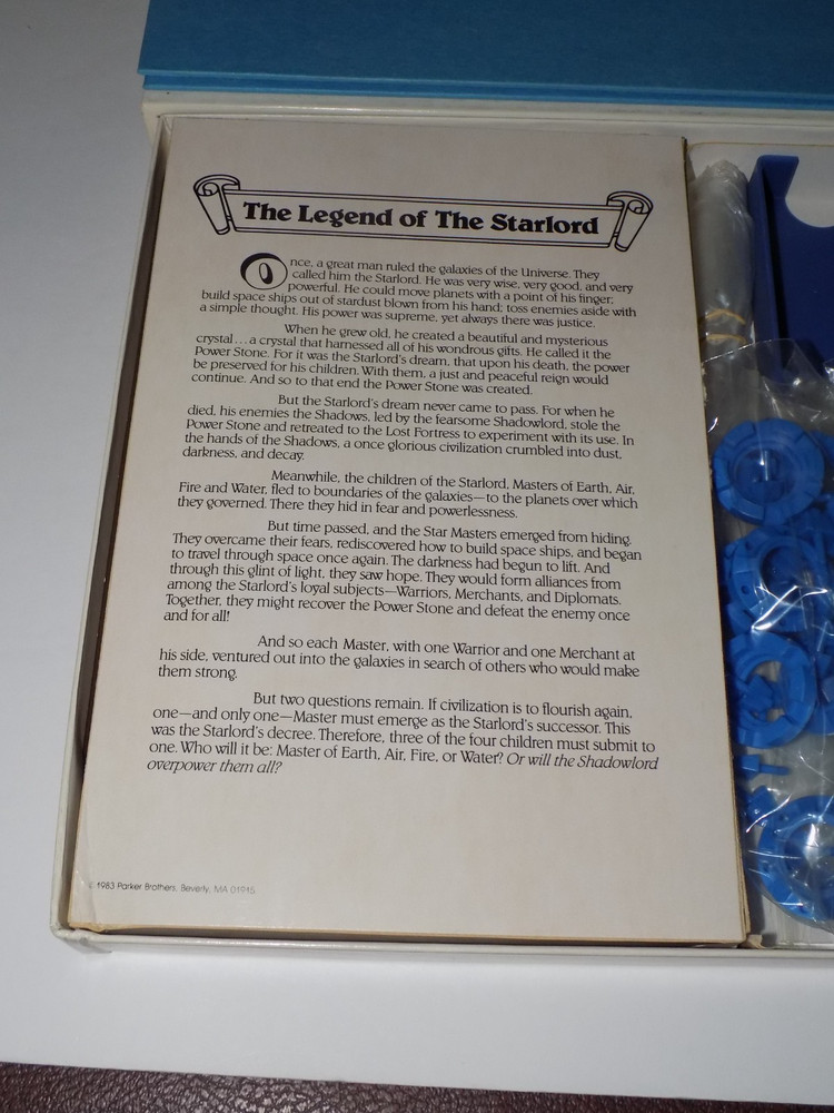 Shadowlord Board Game Parker Brothers Complete Ultimate Struggle Ultimate Prize!