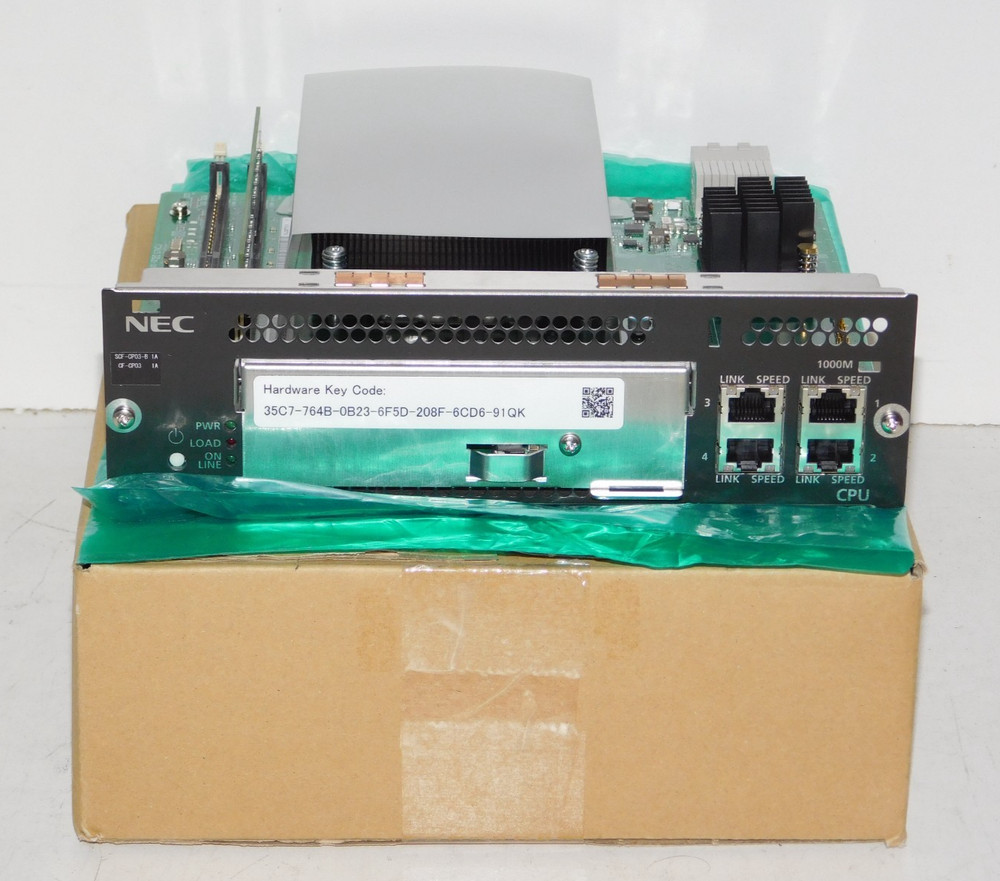 New NEC SCF-CP03-B CPU Main Processor Blade for Univerge SV9500 System Platform