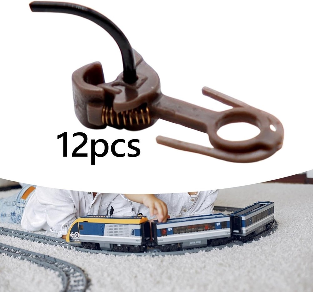 12PCS Model Couplers HO scale 1:87 Model Train Knuckle Spring Coupler Coupling