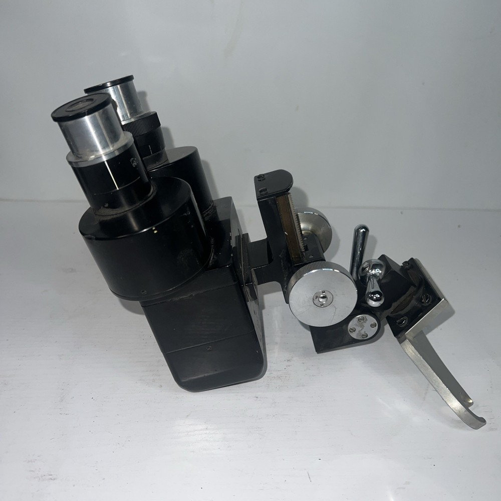 Olympus Iron Heavy Mechanical binocular lab microscope Slide Tokyo