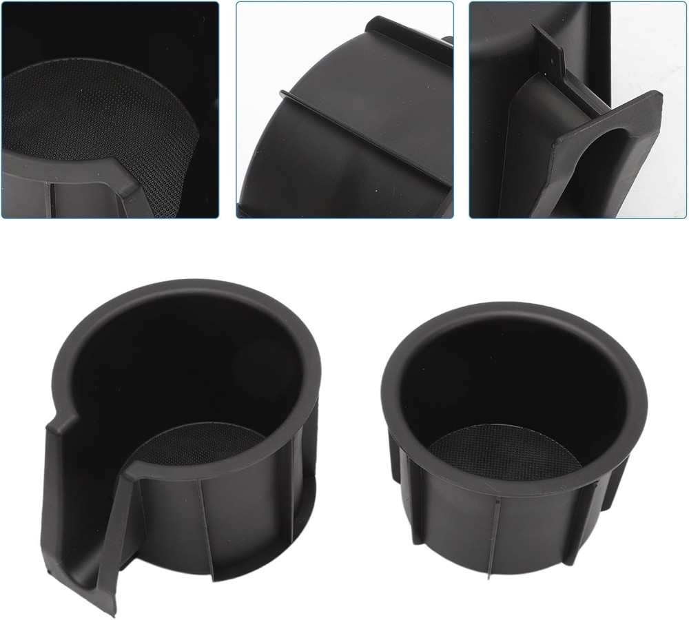 2PCS Cup Holder Center Console Inserts Compatible for 4RUNNER 2014 2015 2016 ...