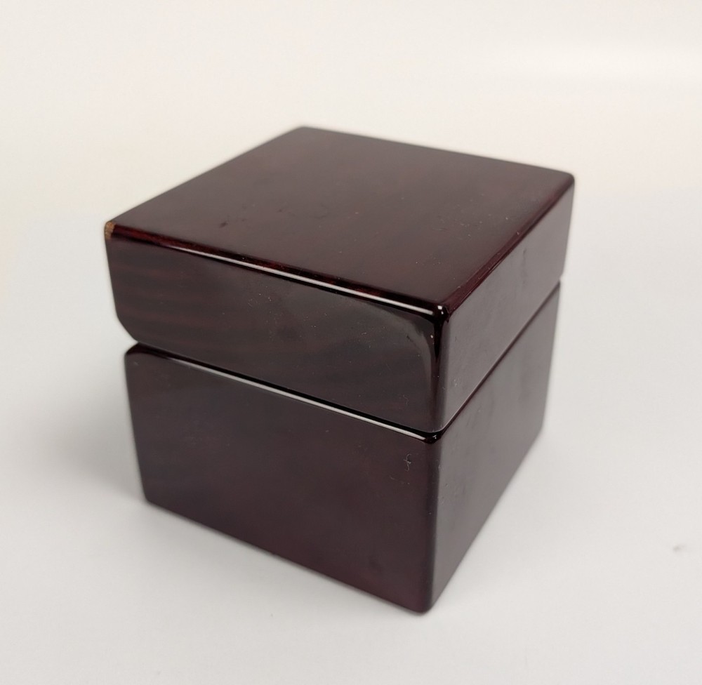 Easton ERM Executive Desk Clock and Compass Hinged Box