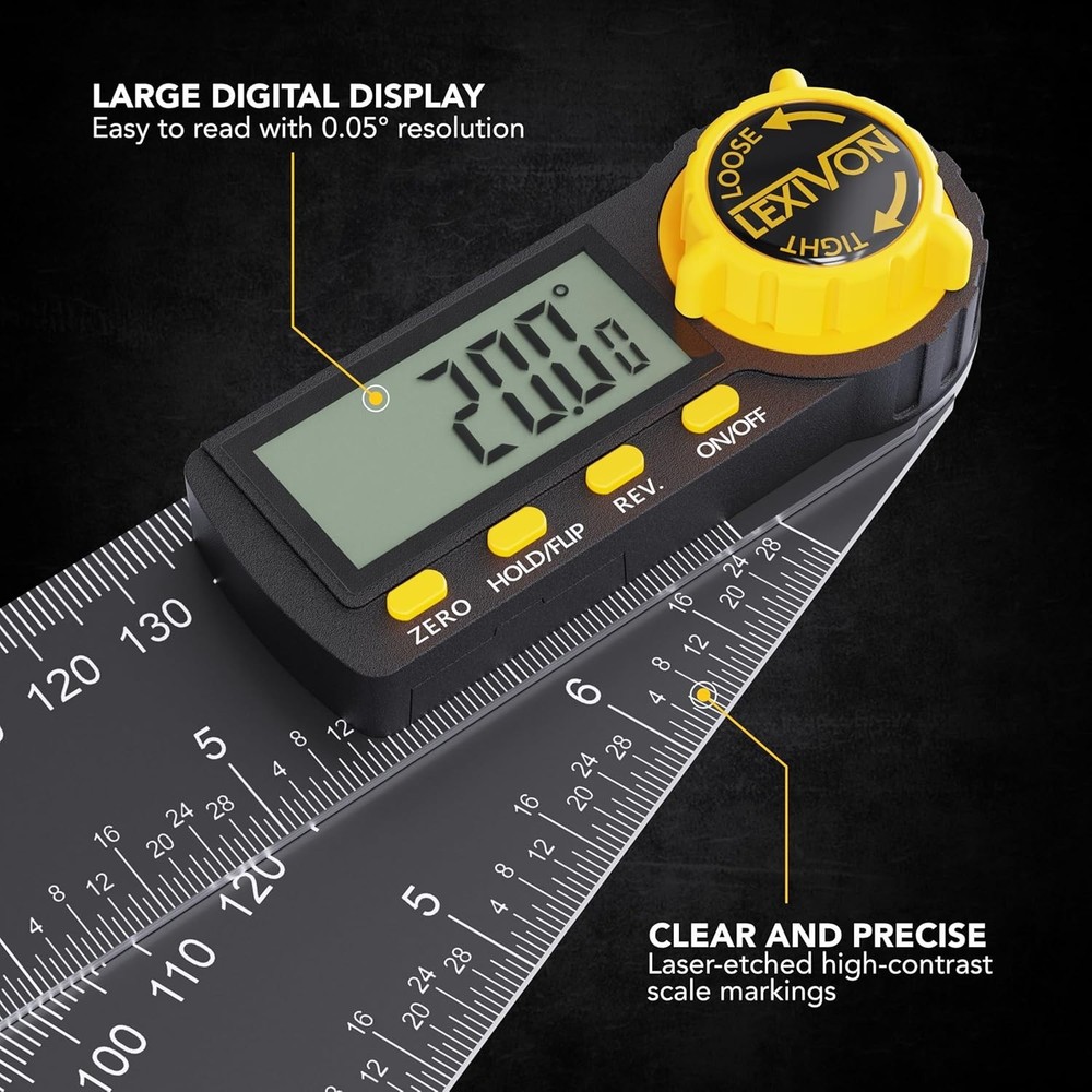 Accurate Digital Protractor for Precision