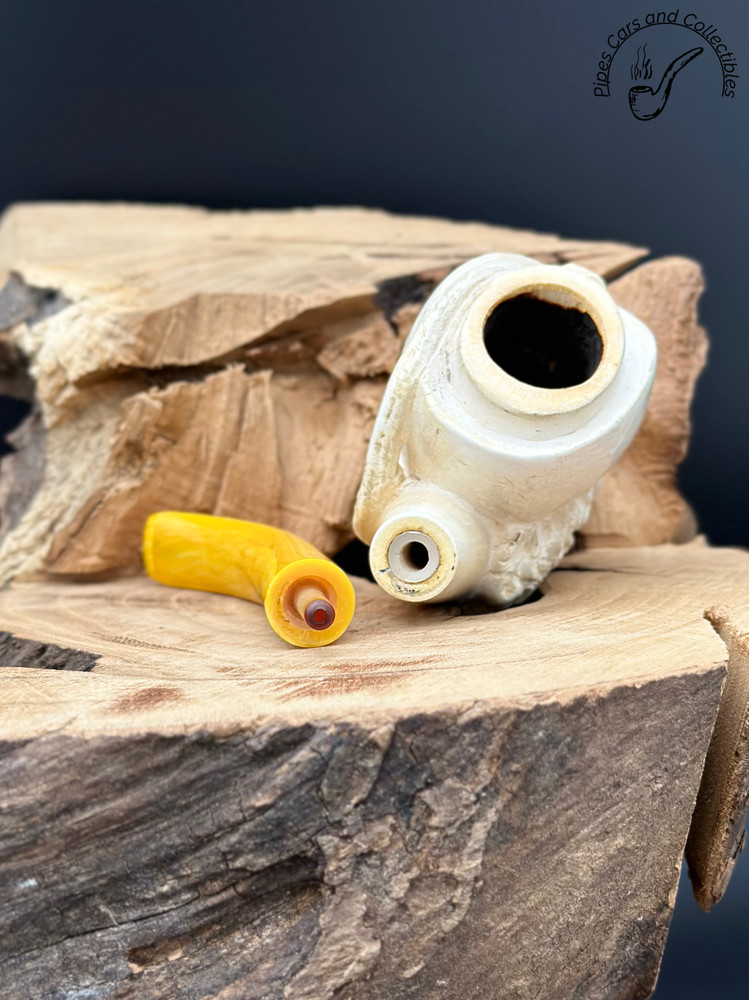Block Meerschaum Sultan Freehand Smoking Pipe