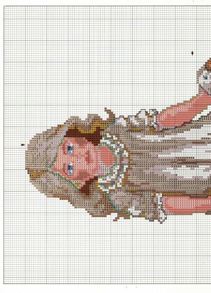 Lacey 1 Frame Child Cross Stitch Pattern By Leisure Arts