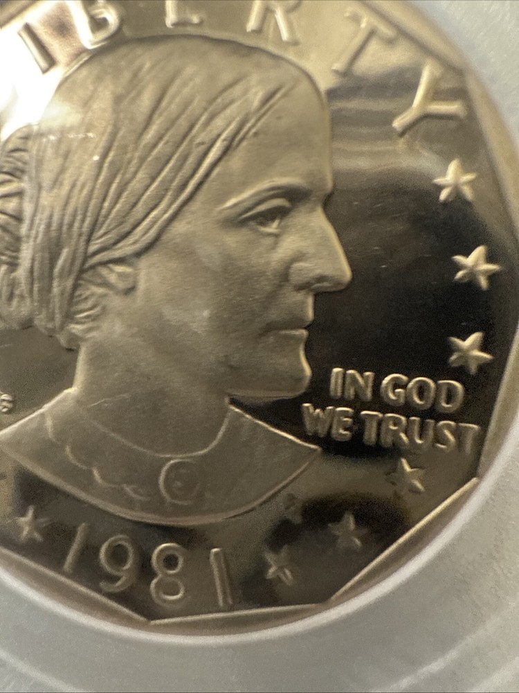 1981-S Proof Type 1 Susan B. Anthony PCGS PR69DCAM Deep Cameo