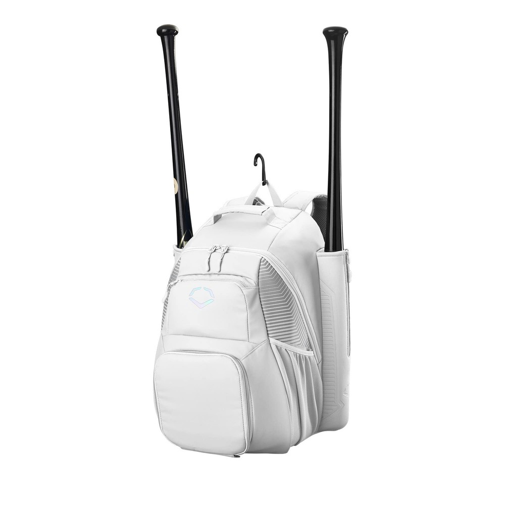 Evoshield Tone Set Team White Baseball Backpack Water Resistant Large Capacity