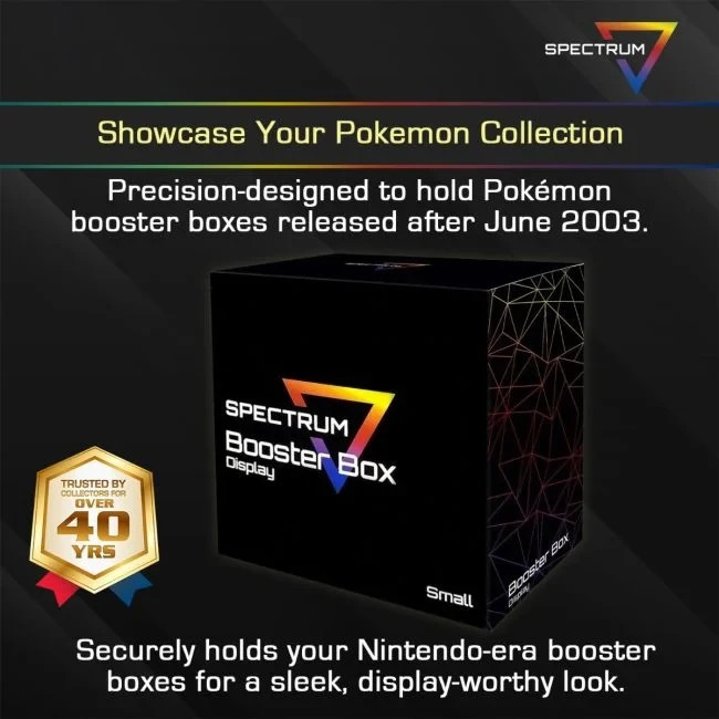 BCW Pokemon Booster Box Display Case (Small)