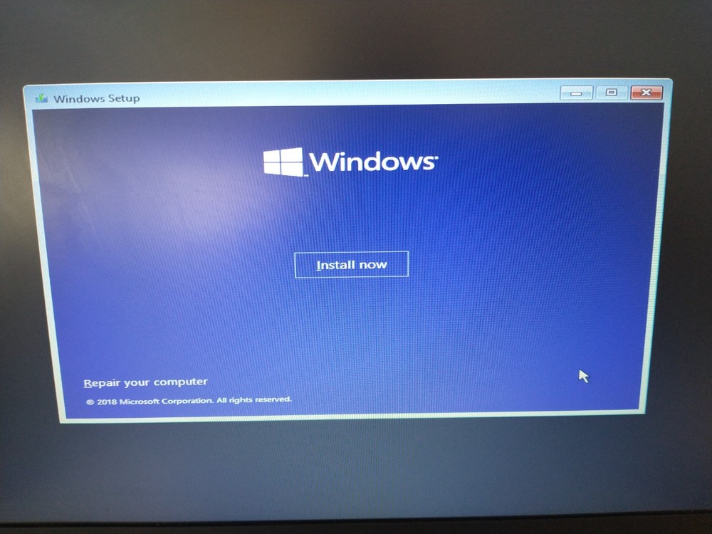 Old Windows 10 (Version 1809 – OS Build 17763.55) Bootable USB