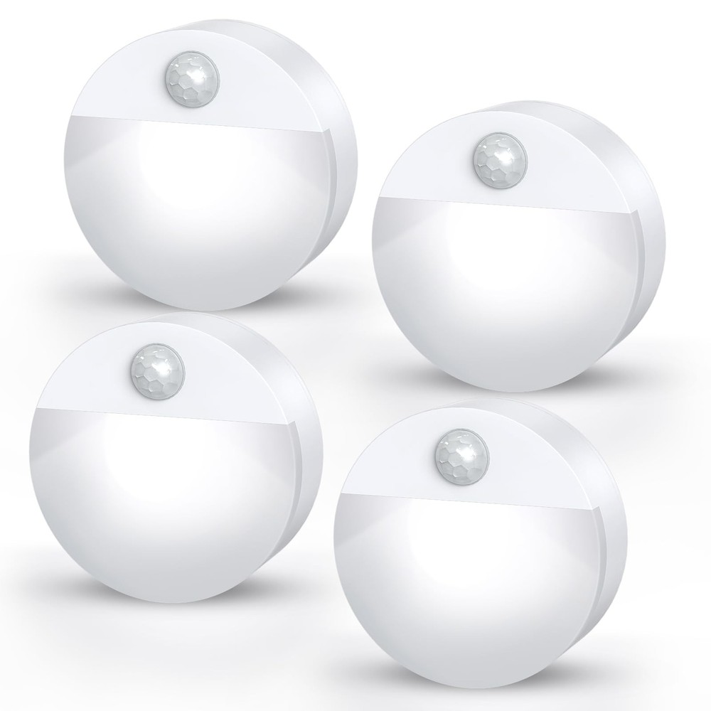 Motion Sensor Light 4 Pack Motion Sensor Night Light Battery Operated Closet