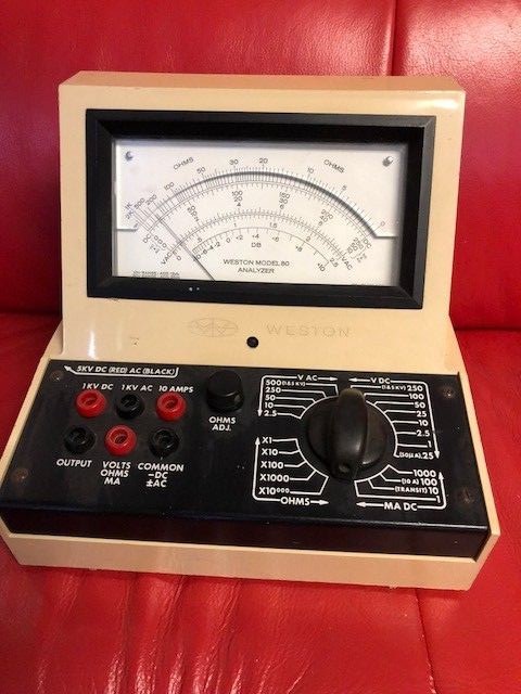 Weston Model 80 Analyzer Multimeter *Tested Working*