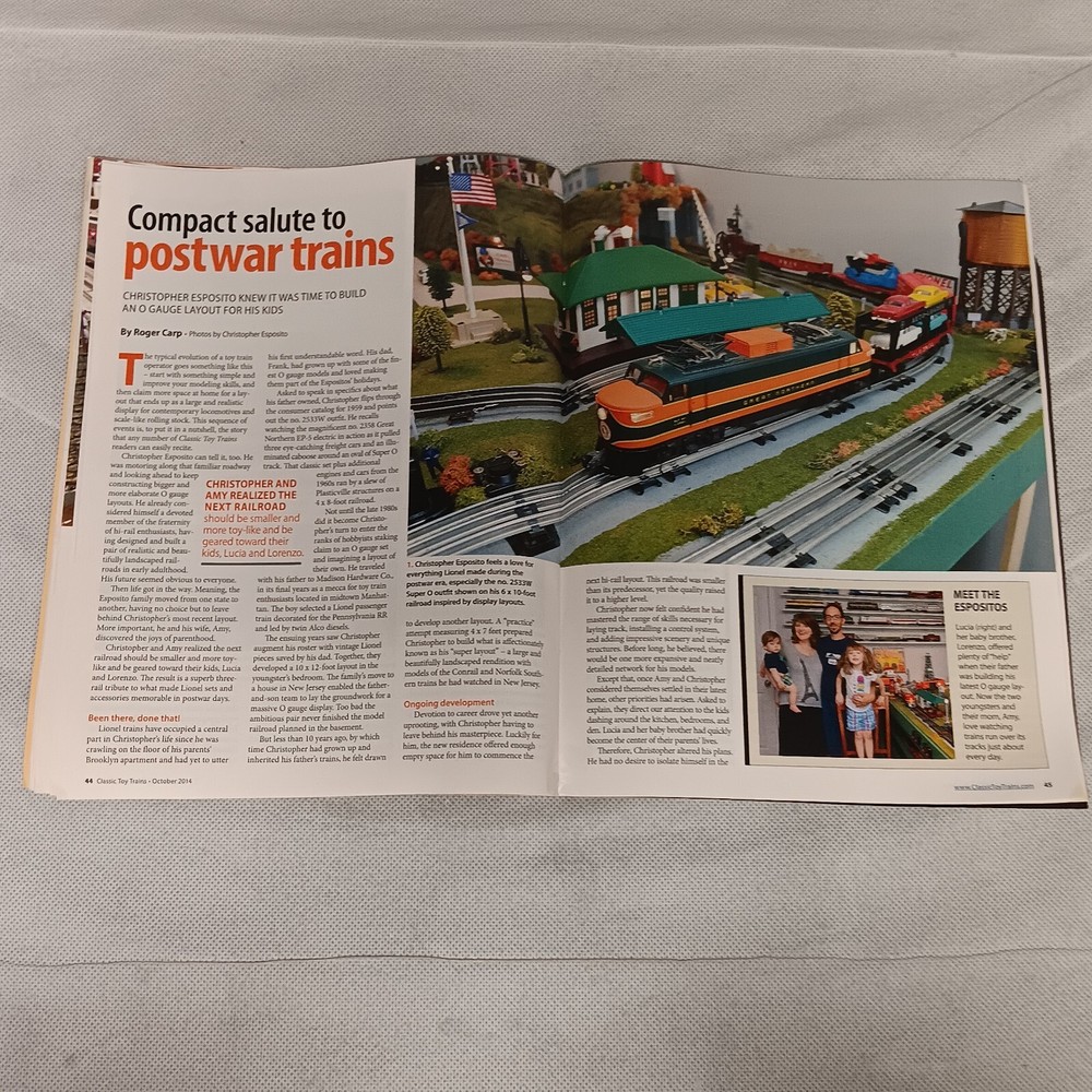 Classic Toy Trains Magazine October 2014