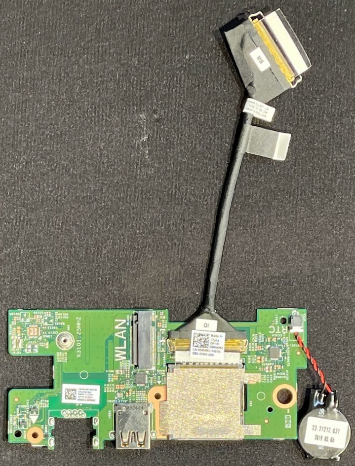 Dell Inspiron 15 7573 Power Button / USB / SD Reader I/O Board w/ Cable  / 23G91