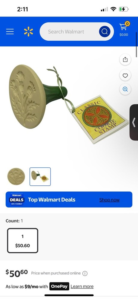 Classic Cookie Stamp - Green