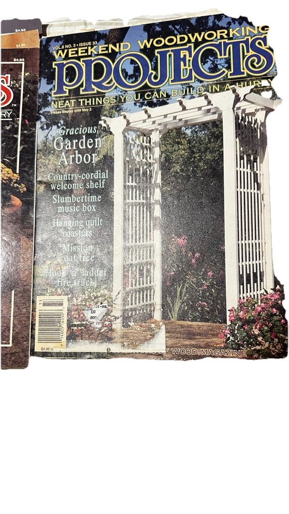 Weekend Woodworking Projects How To Booklets GUC Set/3 Read‼️