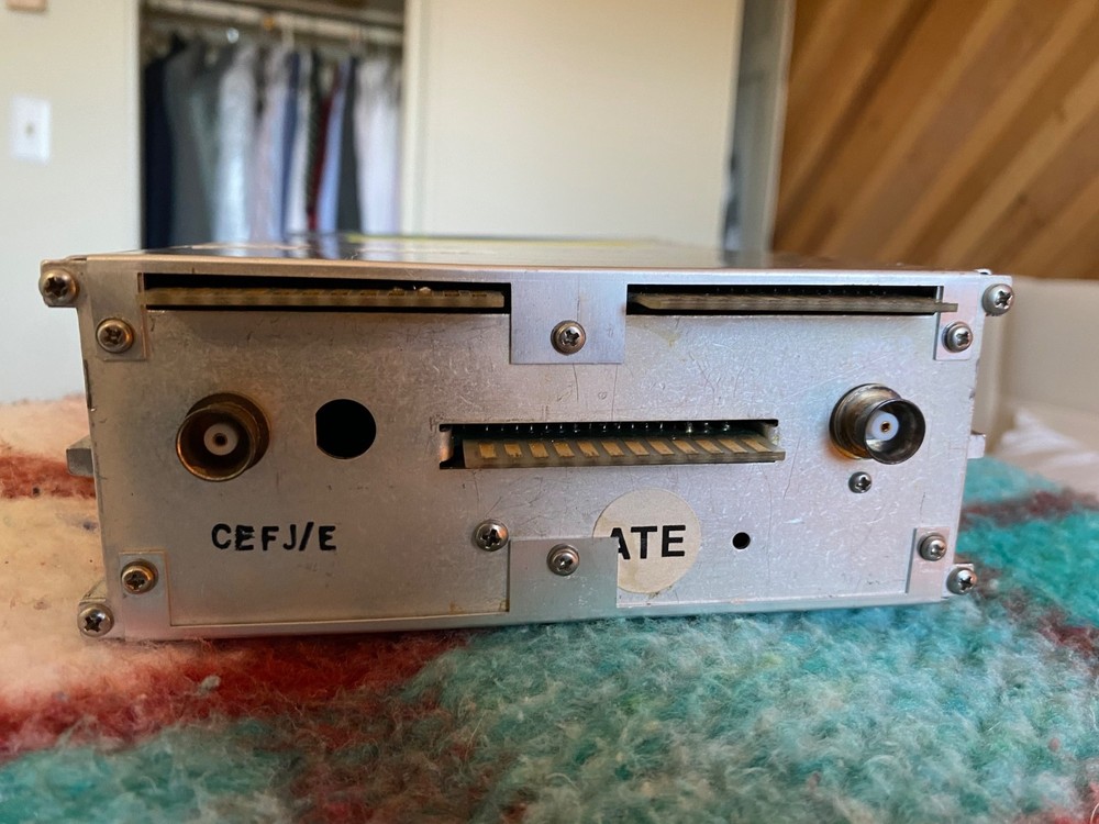 Narco MK 12E NAV/COM w/ radial readout 8130 tag
