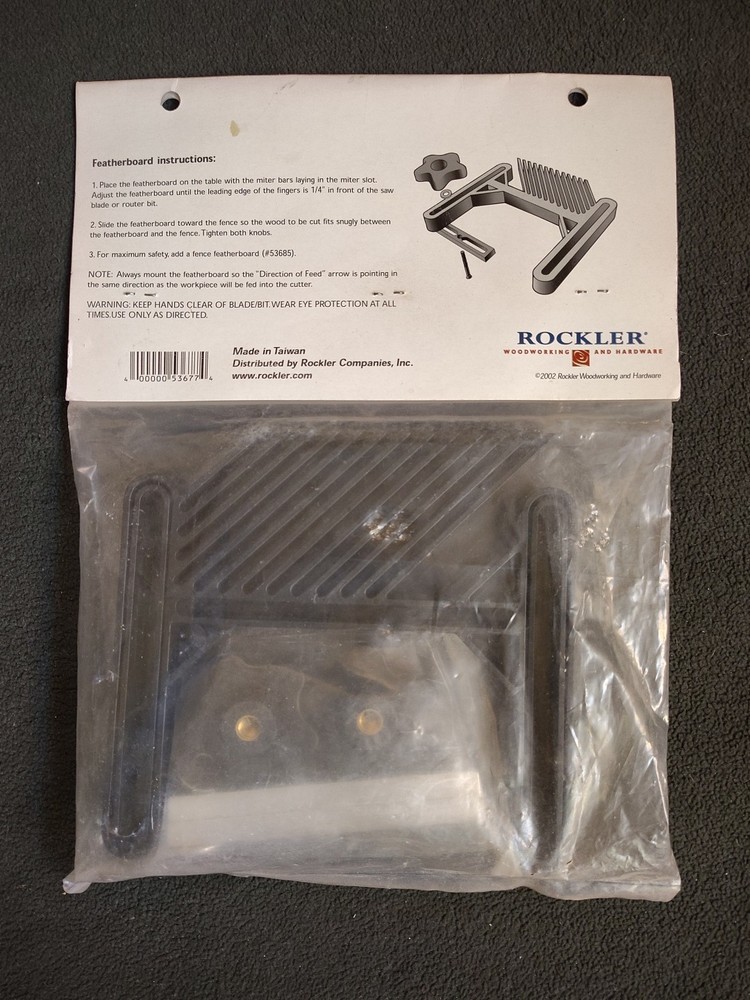 Rockler Woodworking Table Featherboard