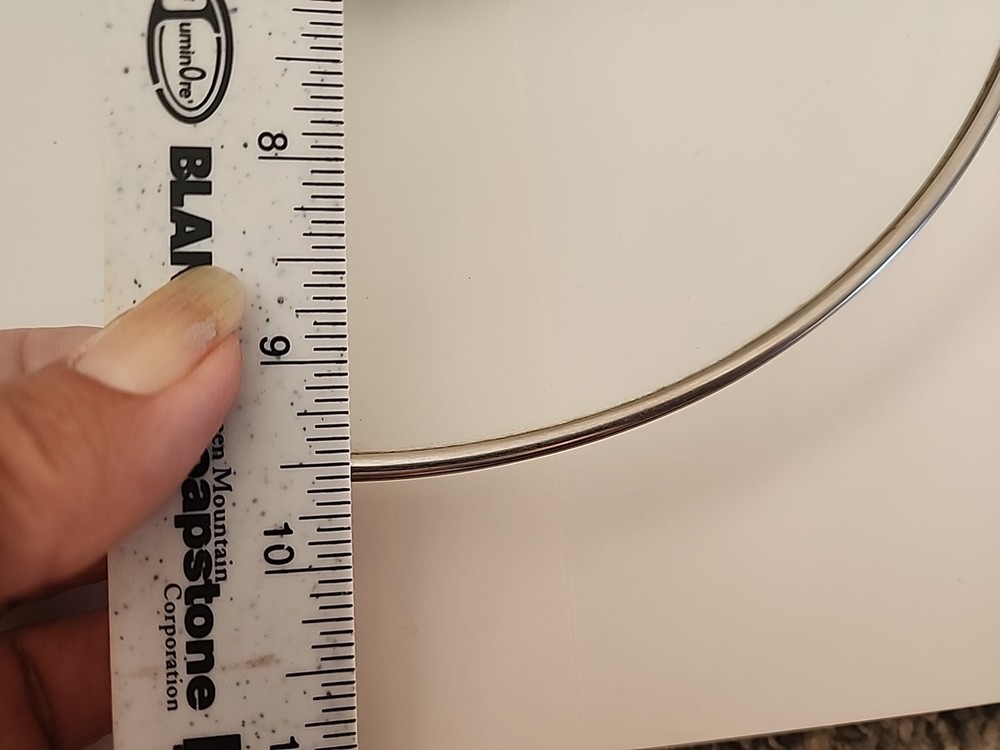 Tempered Glass Pot Lid Replacement Cookware Vented Inside Rim 9.5" Knob Handle