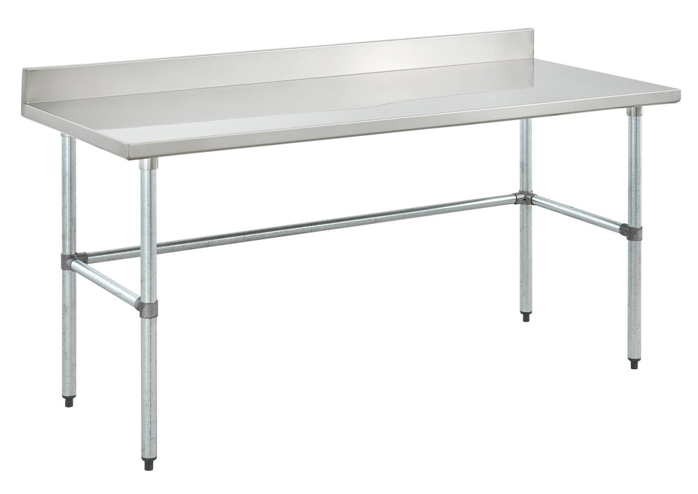 Kratos Commercial Worktable, Stainless Steel Kitchen Prep Open Base Table,
