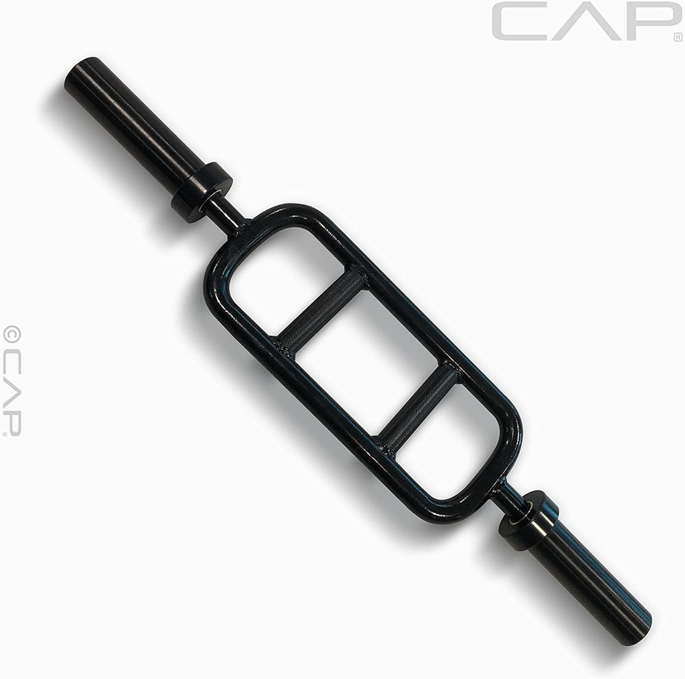 2' Solid Olympic Triceps Bar, No Collars, Black (New Version) (OBIS-34SB-3)