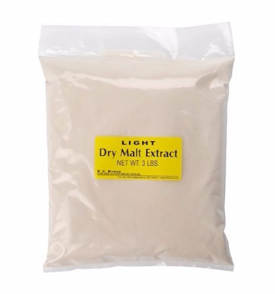 Pilsen Light Dried Malt Extract 3 lb for Home Brew Beer Making