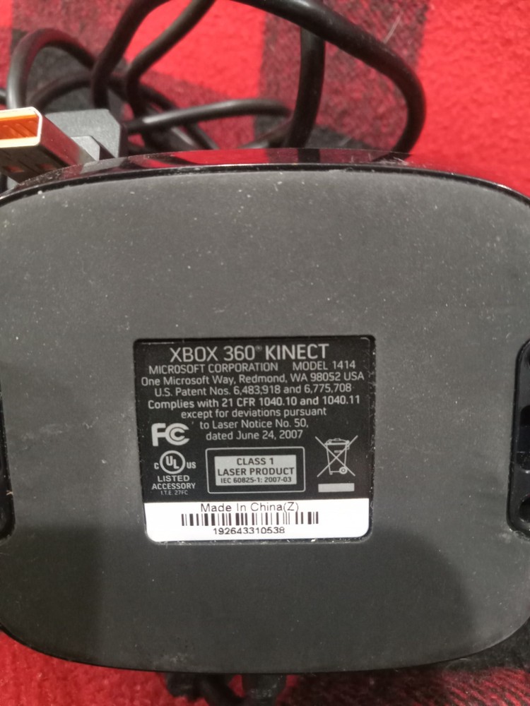 Xbox 360 Kinect Sensor Bar Only - Black